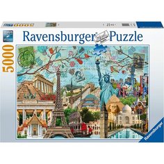 Пазл Ravensburger 5000 деталей: Большой городской коллаж