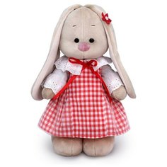 Мягкая игрушка «Зайка Ми в сарафане в клетку», 25 см