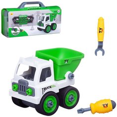 Машинка-конструктор Собери сам Грузовик, в чемоданчике Junfa Toys