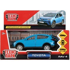 Машина металл TOYOTA RAV4 открываются передние двери и багажник 12 см Технопарк