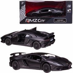 Машинка металлическая Uni-Fortune RMZ City 1:36 Lamborghini Aventador LP 750-4 Superveloce (цвет чер