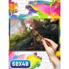 Картина по номерам на холсте милота доге - 12301 60х40