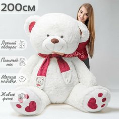 Плюшевая мягкая игрушка мишка, медведь Кельвин 200 см Нет бренда