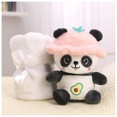 Мягкая игрушка с пледом «Панда» Milo Toys