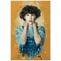 Картина по номерам на холсте Сериал Очень странные дела - 8543 В 60x40