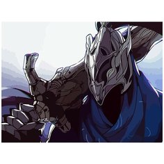 Картина по номерам игра Dark Souls (Сигмайер, Арториас, Гвин) - 8408 Г 30x40