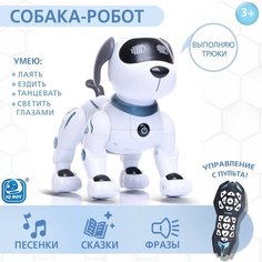 Робот-собака «Дружок-трюкач», звуковые эффекты, управление с пульта IQ BOT