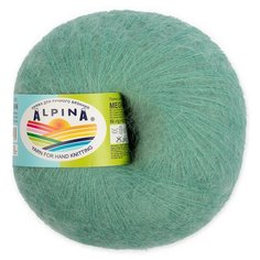 Пряжа ALPINA "MEGHAN" 73% кид мохер, 27% нейлон 4 шт.х50г 390м №22 светло-бирюзовый