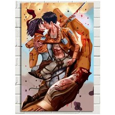 Картина по номерам Аниме Атака Титанов - 6452 В 60x40