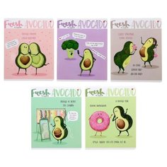 Альт Тетрадь Авокадо 7-96-980, клетка, 96 л., 30 шт., ассорти