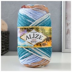 Пряжа "Burcum batik" 100% акрил 200м/100гр (7648), 1шт Alize