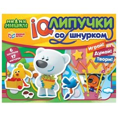 Настольная игра Умные игры Ми-ми-мишки. Лесная поляна. Воздушный шар IQ липучки со шнуровкой