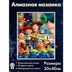 Алмазная мозаика История Игрушек/ Картина стразами 30х40 см/ Алмазная вышивка Fantasy Earth
