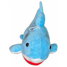 Мягкая игрушка плюшевая Акула размер 30х16х11 см Нет бренда