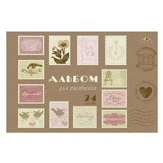 Альбом для рисования карандашами и красками А4, 24 л Нет бренда