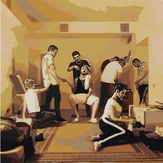 Картина по номерам на стену "Скриптонит" Раскрасим сами