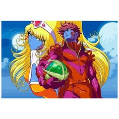 Картина по номерам Музыка Daft Punk (Аниме из клипов) - 8533 Г 60x40