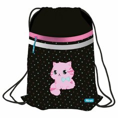 Мешок для обуви Forst "Kitty-sweety", 1 отделение, 350х460 мм, вентиляционная сеточка, светоотражающий, карман (FT-MS-020314)
