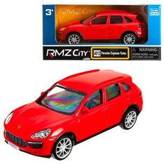 Машинка металлическая Uni-Fortune RMZ City 1:43 Porsche Cayenne Turbo , без механизмов, цвет красный