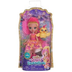 Кукла Mattel Enchantimals Фалон Феникс с питомцем Санрайс FNH22/Феникс