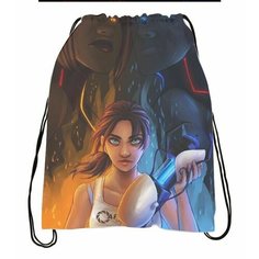 Сумка-мешок для обуви Portal 2, Портал 2 №8 Migom