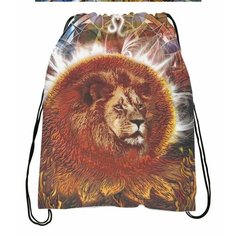 Сумка-мешок для обуви со знаком зодиака Лев №7 Migom