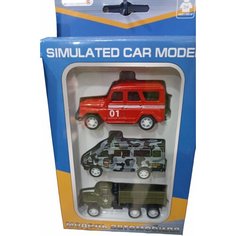 Игровой набор машинок 3 шт 10см китай