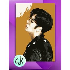 Картина по номерам на холсте GOT7 Wang Джексон Ван, 30 х 40 см КУЛЬТУРА ЦВЕТА