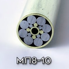 Мозаичный пин МП8-10 диаметром 8мм, Заготовка для рукояти ножа, поделок, хобби, творчества! Knife Make