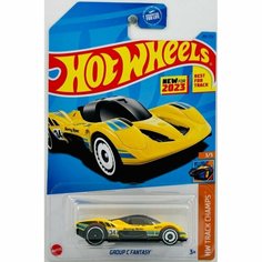 Машинка Hot Wheels коллекционная GROUP C FANTASY желтый HKK39