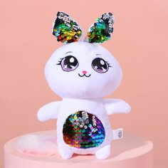 Мягкая игрушка с пайетками Milo toys "Зайка Мила"