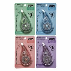 Корректор-лента 12м*5мм на блистере микс, с поворачивающимся аппликатором Мастер