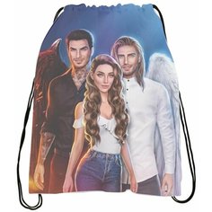 Мешок - сумка для обуви Kлуб Poмaнтики: Ceкpeт Heбec № 7 Bugrikshop