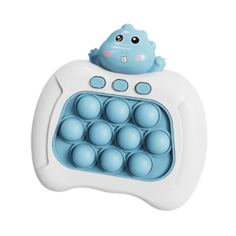 Поп Ит электронный, детская игрушка антистресс, развивающая, Quick Push, синий дракончик Matreshka