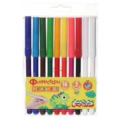 Фломастеры 18 цв , 16 цветов + 2 магических 1 набор Случай