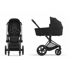 Детская коляска NEW Cybex Priam IV 2 в 1 Sepia Black шасси Matt Black