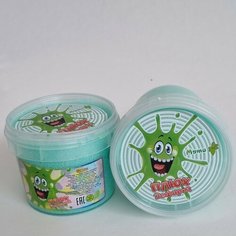 Слайм «Зефирка» мята, контейнер 120 г, кор. 48 шт. Россия