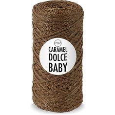 Шнур для вязания Caramel DOLCE Baby 2мм, Цвет: Брауни, 240м/140г, карамель дольче бэби