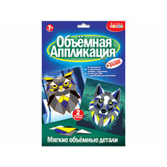Мягкая картинка. Аппликация из ЭВА. Волк. Сова 4322 Дрофа Медиа