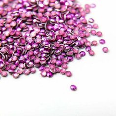 Декор для творчества металл Кружочки сиреневые набор 2000 шт 0,2х0,2 см Арт Узор