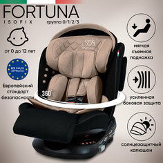Автокресло группа 0123 (0-36) Sweet Baby Fortuna 360 SPS Isofix Beige