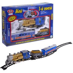 Железная дорога "Мой 1-й Поезд" 282см, 11 эл, на батарейках, в коробке Play Smart