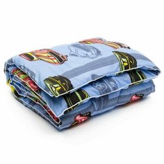 Адель Одеяло адель Стандарт Зима 105х140см, цв. микс, шерстипон 600г/м, пэ100%