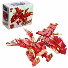 Конструктор Трансформер "Дракон", 126 деталей Qman