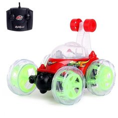 --- Перевёртыш радиоуправляемый "Трюкач", подсветка колёс, работает от аккумулятора, цвет синий