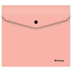 Папка-конверт на кнопке Berlingo "Instinct" А5+, 200мкм, фламинго, 24 штук, 352641