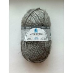 Пряжа "Северянка" -серый св. 168 Камтекс