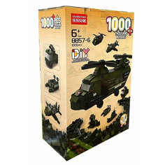 Конструктор Lelebrother Военная техника/6 в 1/1000 деталей