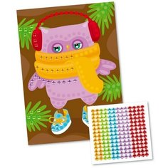 Набор для творчества. Рисунок из страз «Сова-меломан» Десятое королевство