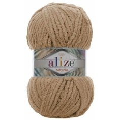 Пряжа Alize Softy plus бежевый (199), 100%микрополиэстер, 120м, 100г, 3шт